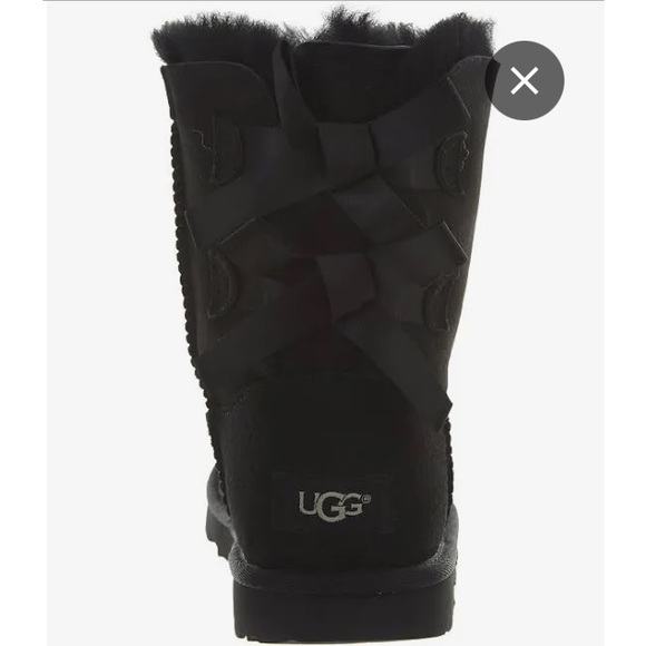 “Ugg Australia” K Bailey Bow, black boot; size6 - Picture 3 of 16